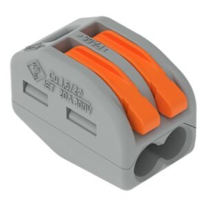 Conector de emenda; para condutores de até 4mm² com 2 entradas - 222-412 - Wago