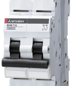 MINI DISJUNTOR 2P 10KA 16A CURVA C- BHW-T10 2P C16 B - MITSUBISHI
