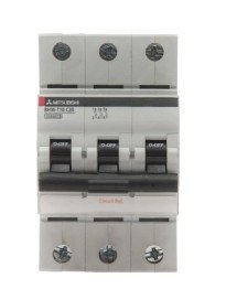 Mini-Disjuntores BHW-T10 C20 - 3Polos Curva C - Mitsubishi Electric