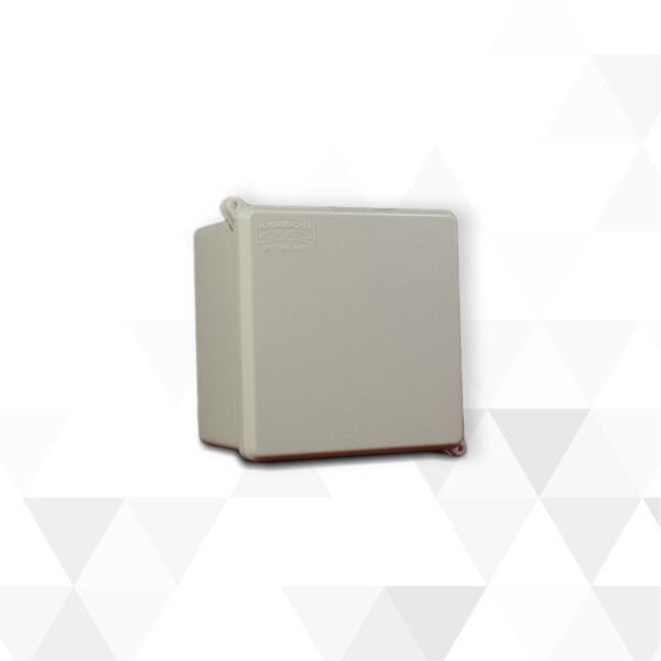 CAIXA PLÁSTICA DE PRESSÃO SCHUHMACHER 20.03.01 – 80X80X52MM CINZA IP66