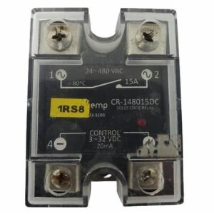 RELÉ DE ESTADO SÓLIDO CONTEMP CR-148025DC – 25 A – MONOFÁSICO – 3-32 VDC / 24-480 VAC