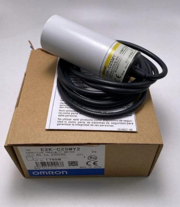 Sensor de Proximidade Capacitivo Omron E2K-C25M21 – 12 a 24 VDC, NPN NO, IP66 - Imagem 2