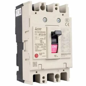 DISJUNTOR EM CAIXA MOLDADA MITSUBISHI NF32-SE – 15 A – 3 POLOS – 415 V