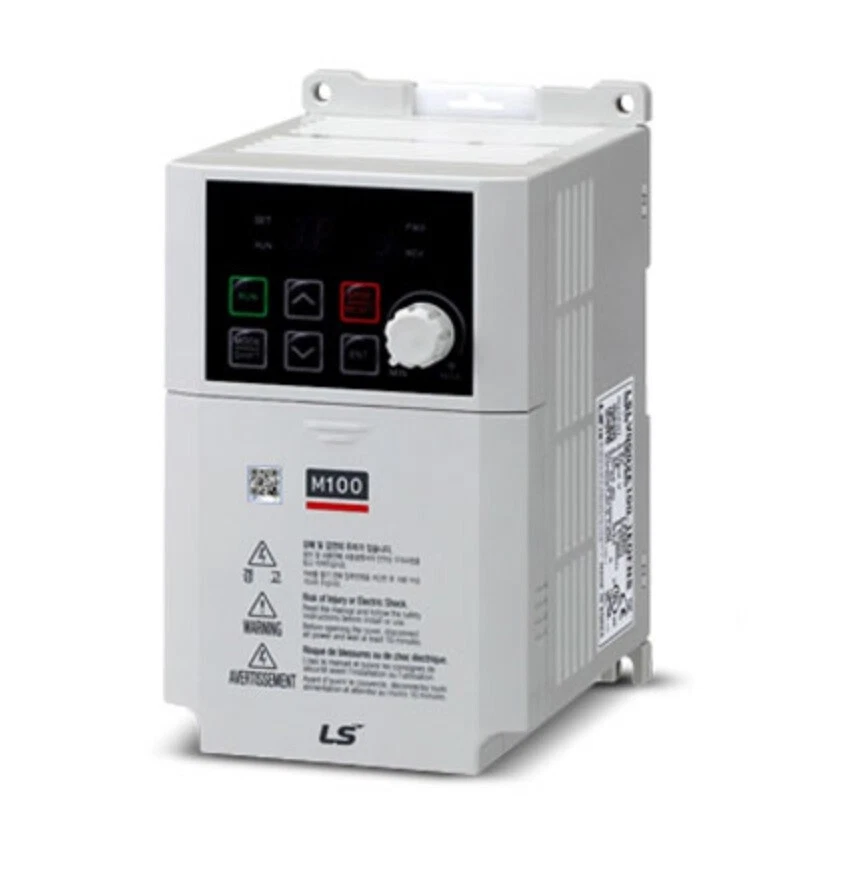 INVERSOR DE FREQUÊNCIA LS LSLV0004M100-1EOFNA - 0,4kW / 2,4A / Monofásico 200-240VAC / Série L1000A - LS ELECTRIC