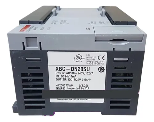 CLP XBC-DR20SU - 12 ENTRADAS DIGITAIS - 8 SAÍDAS RELÉ - LS ELECTRIC - Imagem 2