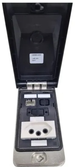 PAINEL DE INTERFACE FRONTCOM® VARIO WEIDMÜLLER - 1TOM10A RJ45 USB PL COM CHAVE