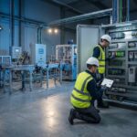 Na automação industrial, o comissionamento assegura que máquinas, painéis elétricos, CLPs, sensores e demais componentes operem de forma integrada, segura e eficiente antes do início da produção